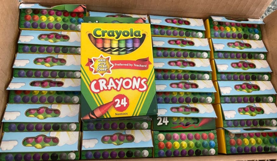 Crayola Crayons Bulk 24-Pack Only $12 on Amazon (Just 50¢ Each)