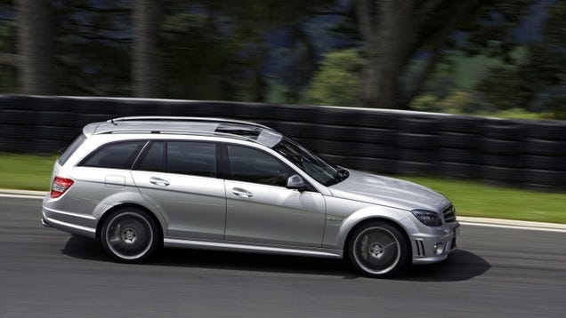 Heroes Save Illegally Imported Mercedes C63 AMG Wagon From The Crusher