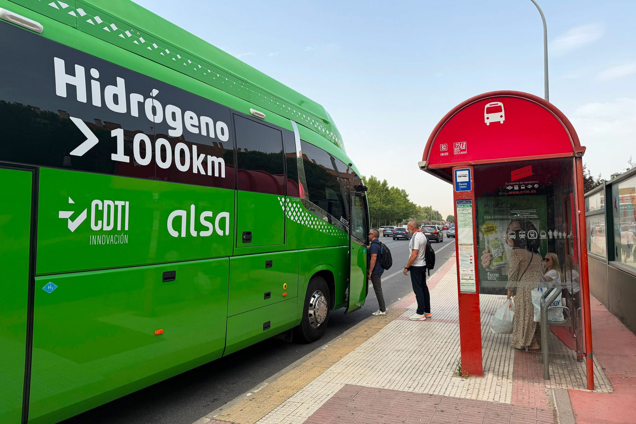 Bosch fuel cell system enters bus trials in Madrid