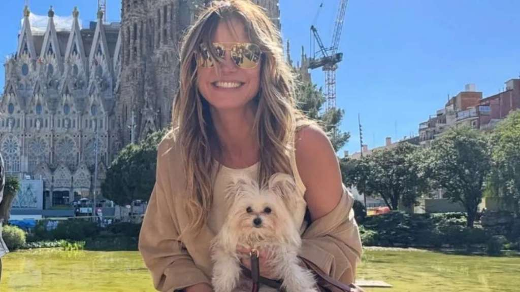Heidi Klum’s Plunging Micro Minidress Dips Low for ‘Project Runway’