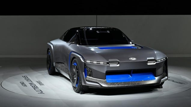 Subaru's New Concept Is A Chunky Electric Sports Car