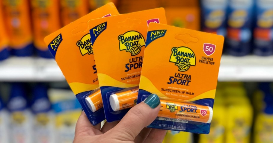 Banana Boat SPF 50 Lip Balm 2-Pack Just $3.74 Shipped on Amazon