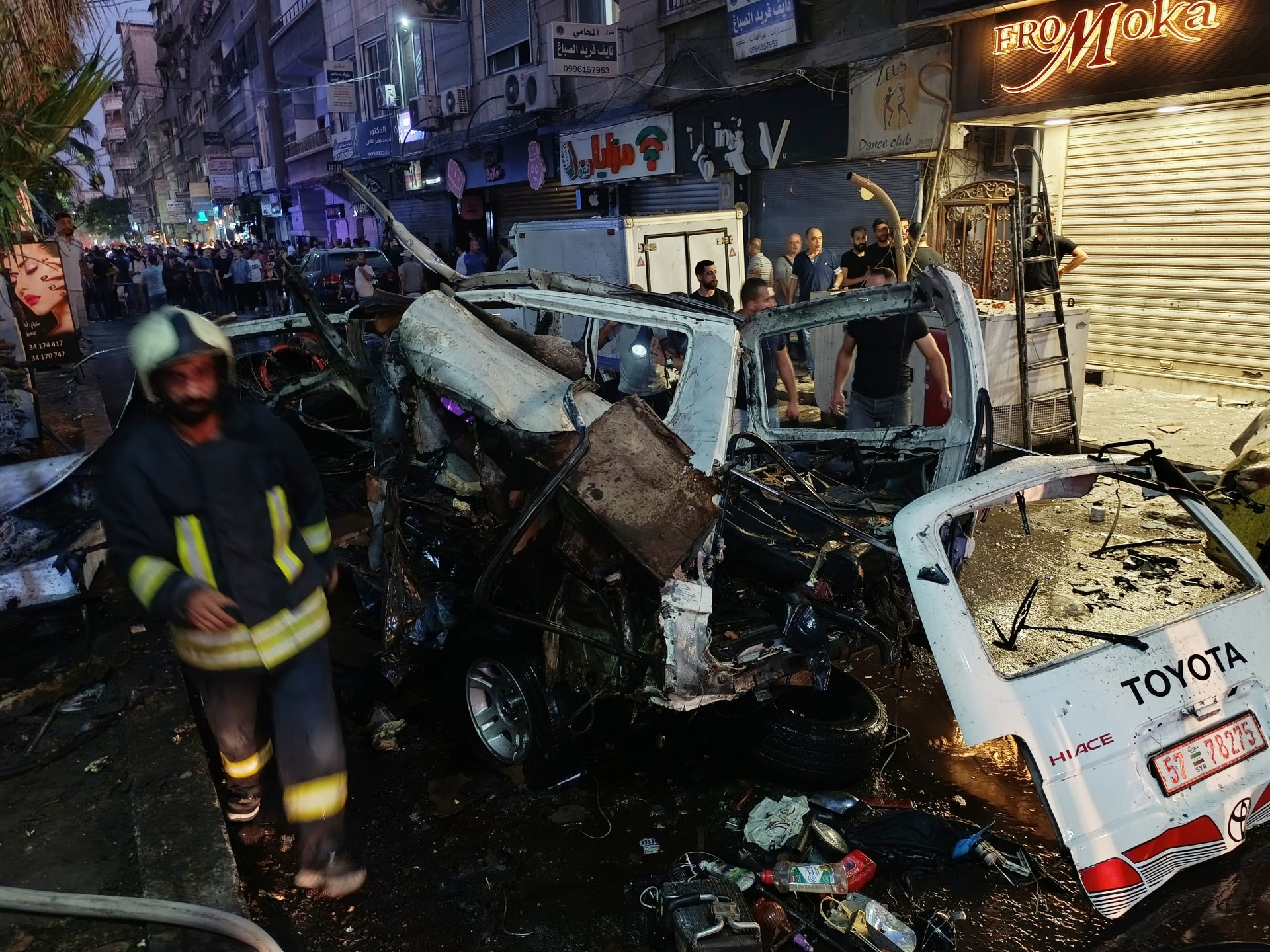 Two killed, several wounded in minibus blast near Syria’s Damascus