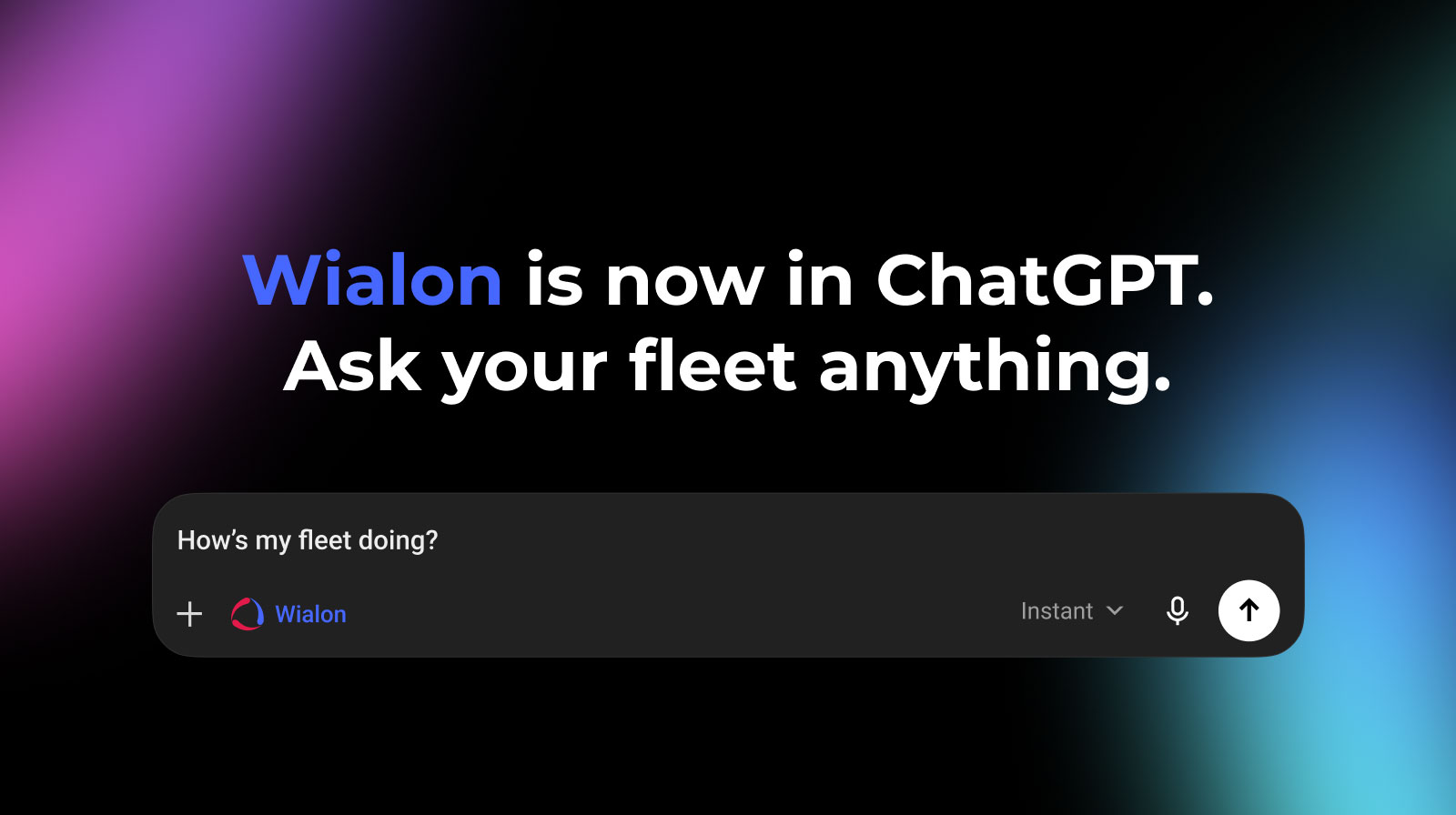 Wialon launches ChatGPT app for fleet management queries