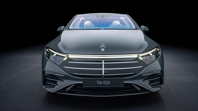 2025 Mercedes-Benz EQS Appeals To Traditionalists With A Hood Ornament And Faux Grille Bars