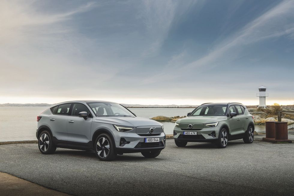 2024 Volvo C40 and XC40 Recharge Go RWD, Boosting Range to Nearly 300 Miles