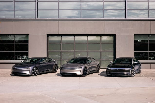 Lucid Streamlines Air EV Lineup, Lowering Prices And Adding New Features For 2024