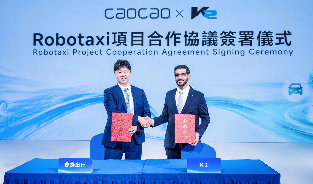 CaoCao to deploy first UAE robotaxi fleet with K2 Group