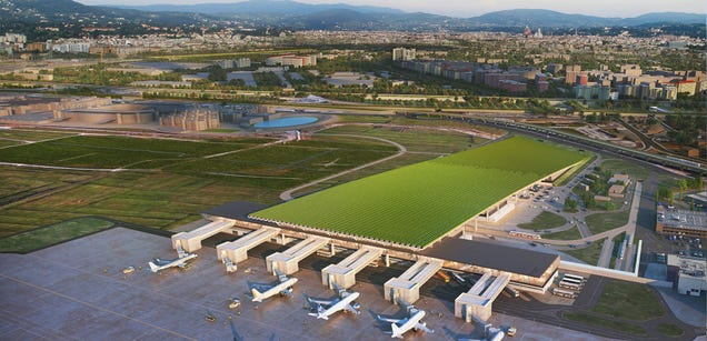 Italian Airport Will Feature 19-Acre Vineyard Atop New Terminal Roof