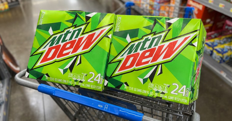 Mountain Dew 24-Packs Just $8.97 Each After Walmart Cash (Will Sell Out!)