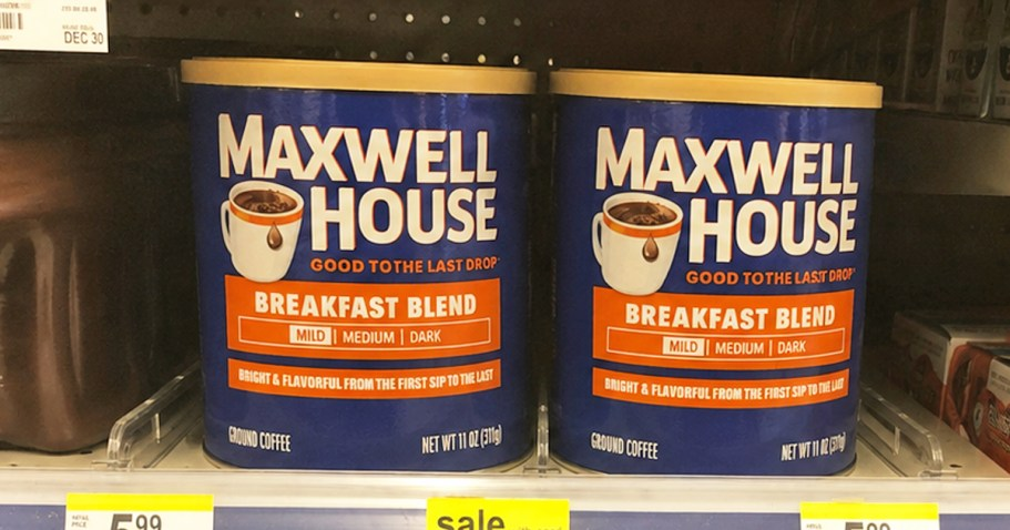 Maxwell House Ground Coffee Only $2 Shipped on Amazon