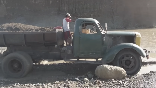 No Modern Truck Works As Hard As This Dying Soviet Dump Truck