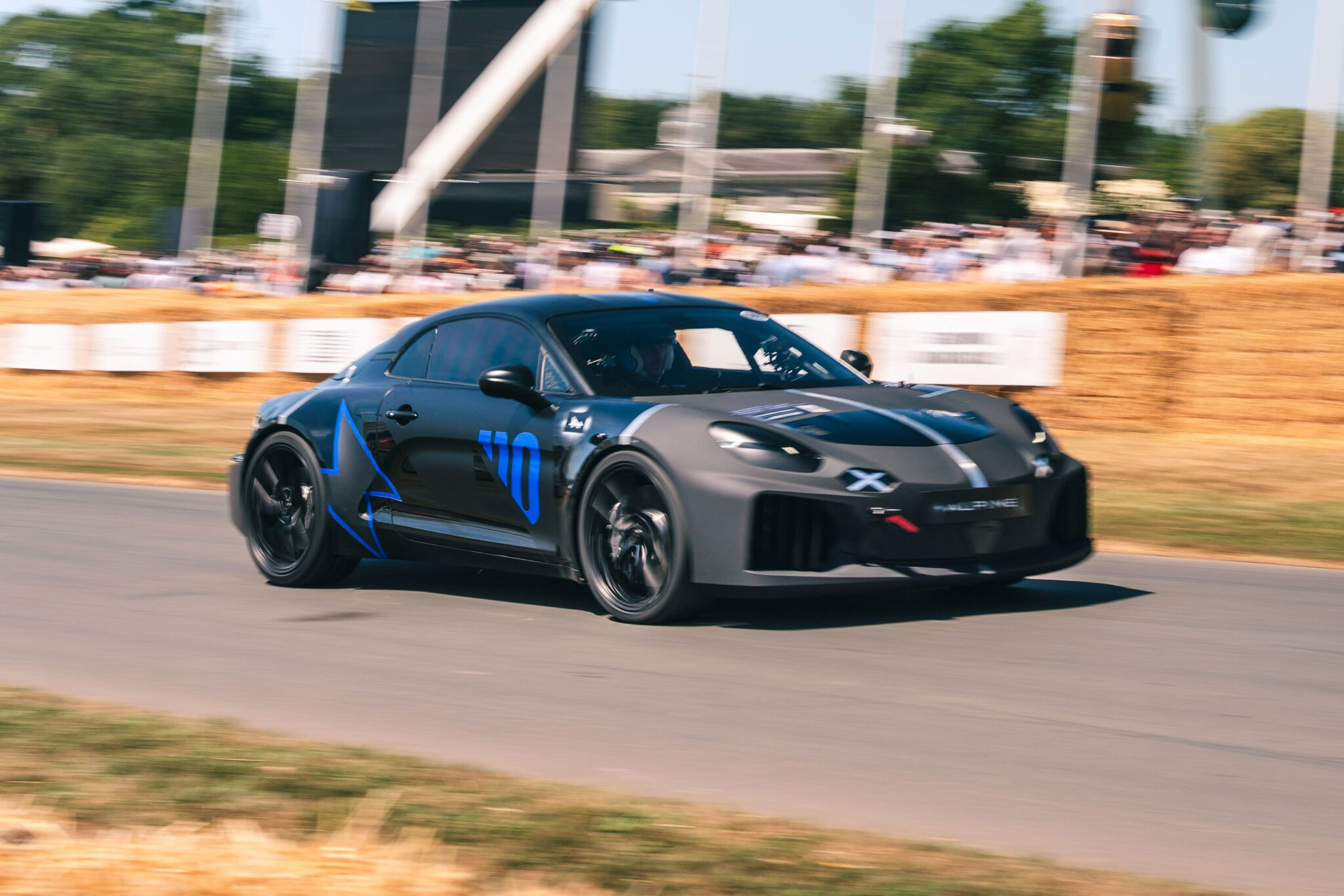 Alpine’s A110 Future makes its Goodwood hill debut