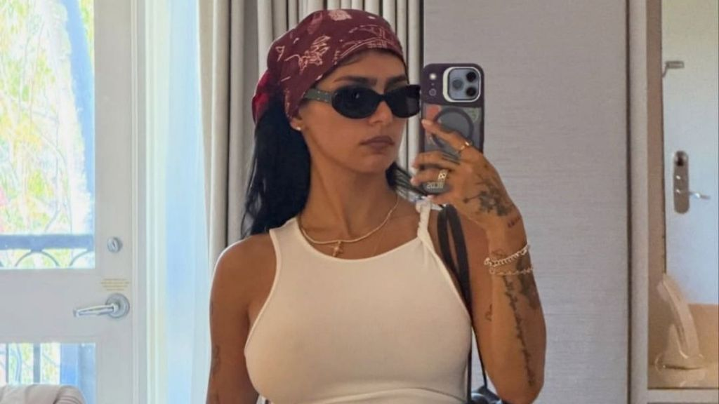 Mia Khalifa Goes Nearly Bare in a Thong That Shows Major Skin