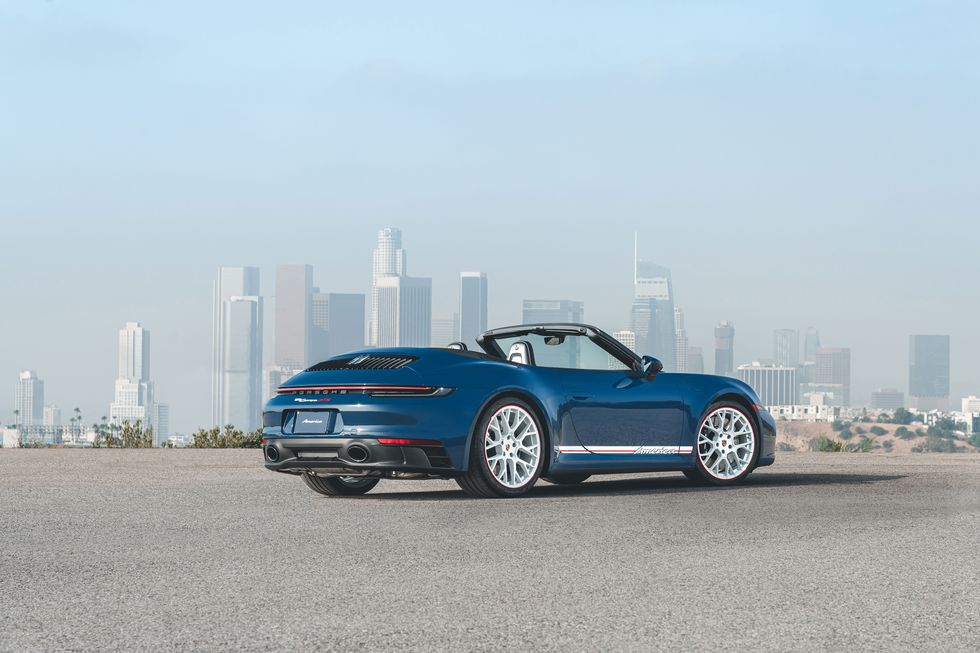 2023 Porsche 911 GTS Cabriolet America Edition Is a Red, White, and Blue Tribute