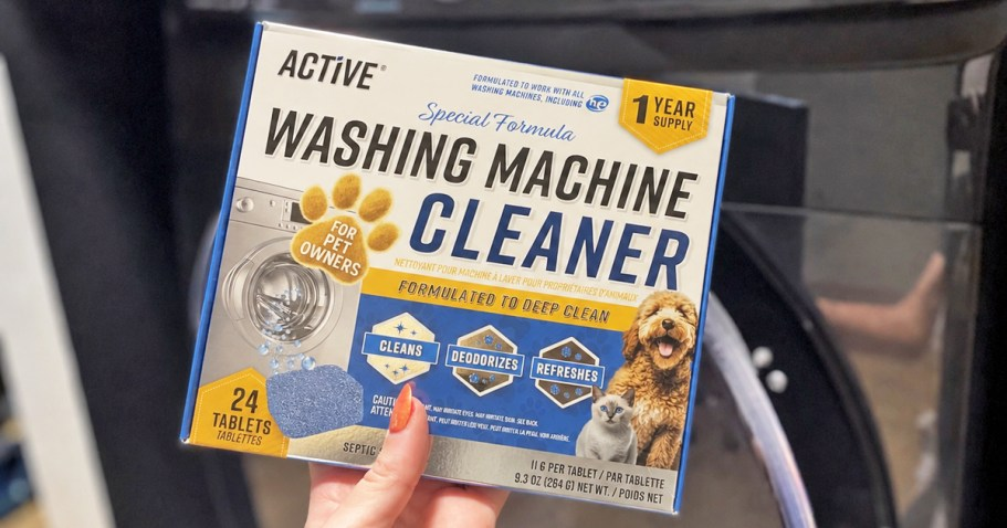 ACTIVE Washing Machine Cleaner 1-Year Supply Only $11 Shipped on Amazon (Reg. $25)