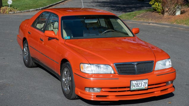 This Nacho Cheese Orange Infiniti Q45 Is The Only Infiniti I Would Buy