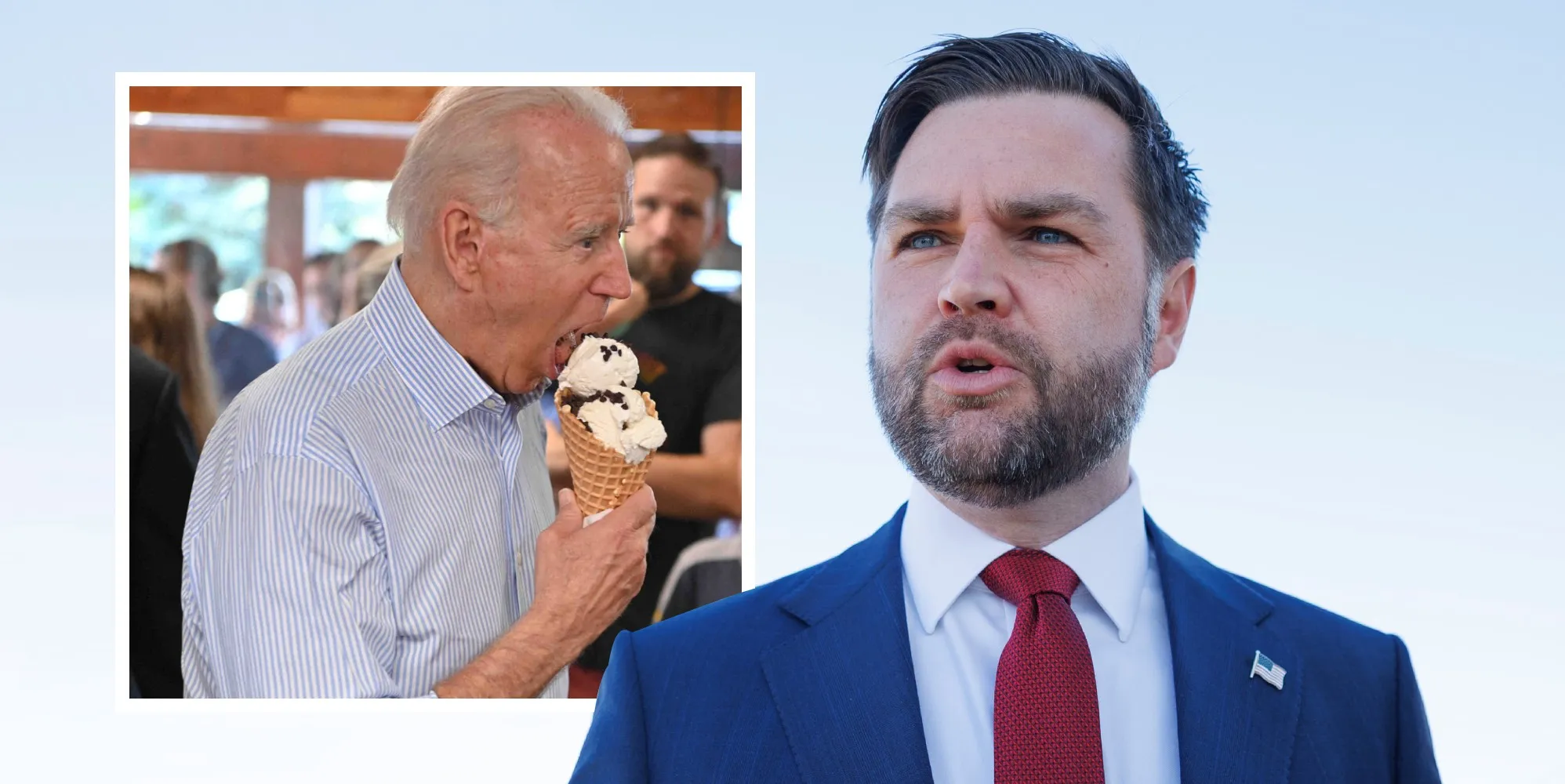 JD Vance can’t stop thinking about Joe Biden’s ‘suggestive’ ice cream technique