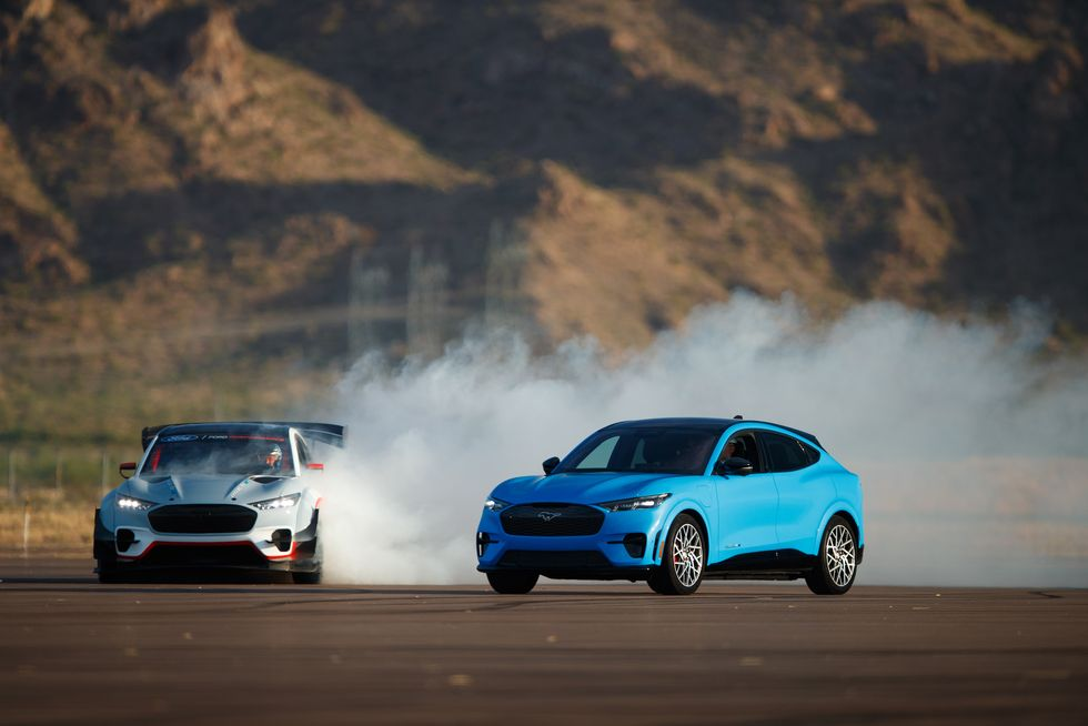 Ford Has Patented an All-Wheel-Drive EV Line Lock Burnout Mode