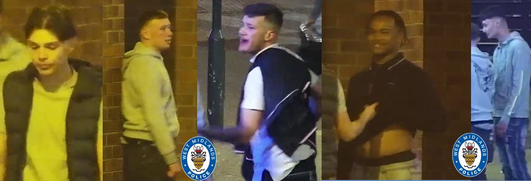 Police release CCTV images of five men after ‘homophobic assault’ in Birmingham