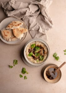 My “Last Taste of Summer” Snack: Charred Eggplant Dip With Sesame Chili Oil