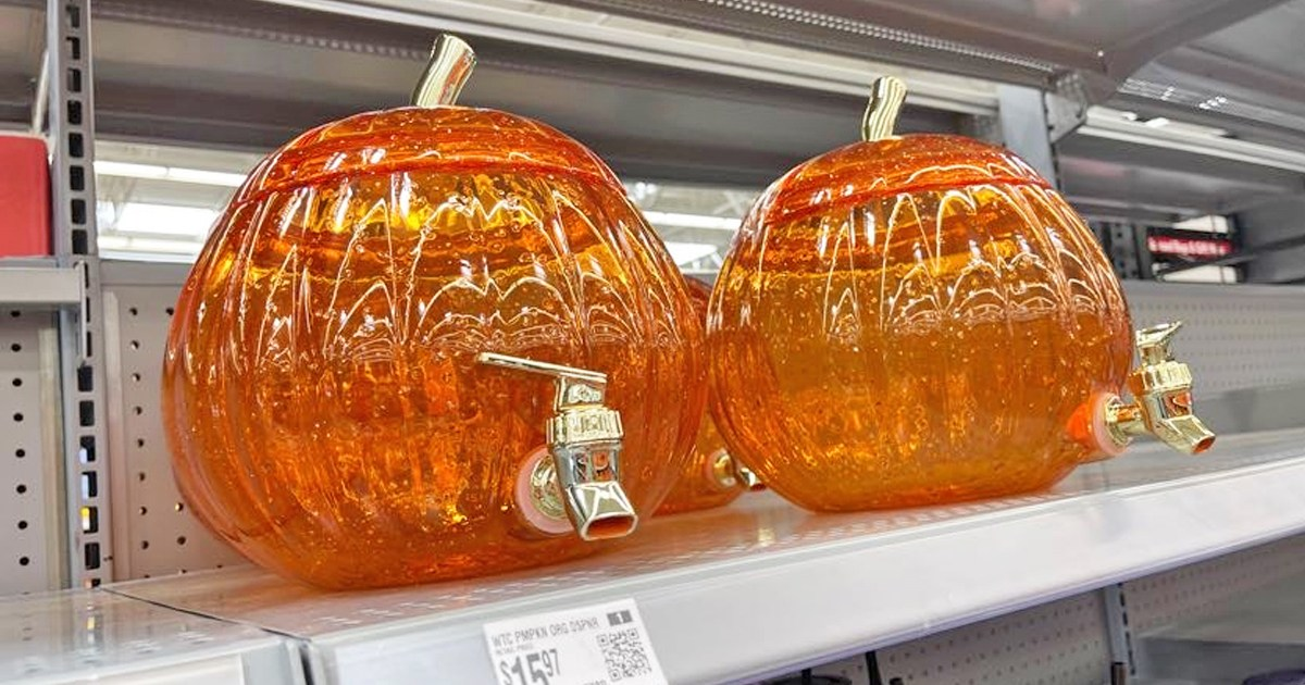 GO! Walmart Halloween Pumpkin Drink Dispensers Are Back & Only $8.61 (WILL Sell Out!)