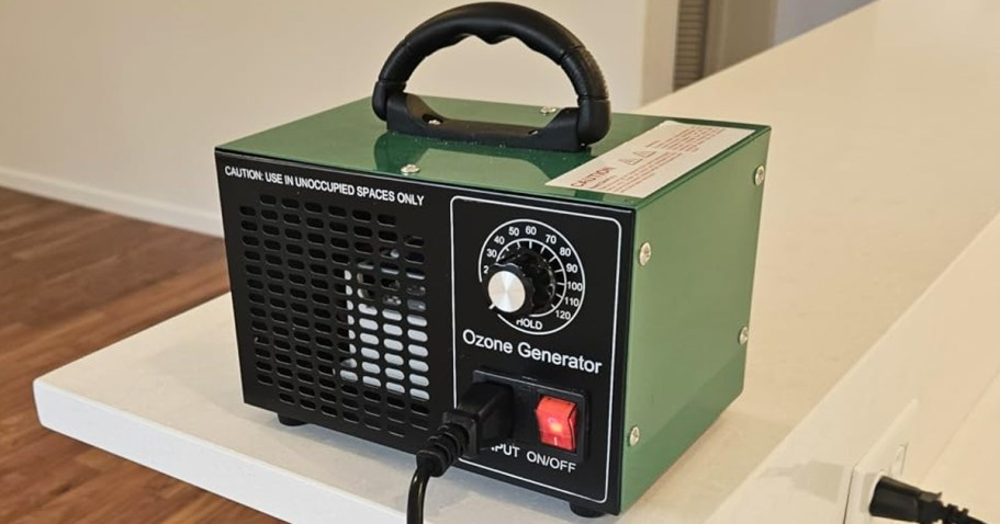 Ozone Generator Deodorizer Just $19.99 Shipped on Amazon (Reg. $60)
