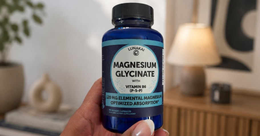 Magnesium Glycinate 90-Count Just $7.47 Shipped on Amazon | Supports Better Sleep & Relaxation