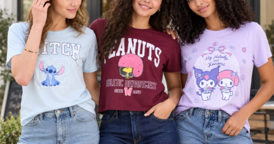 Disney, Hello Kitty, & More Graphic Tees from $6.93 on Macys.com (Reg. $20)