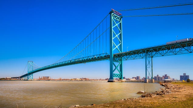Worker Survives 140-Foot Fall Off Of Ambassador Bridge