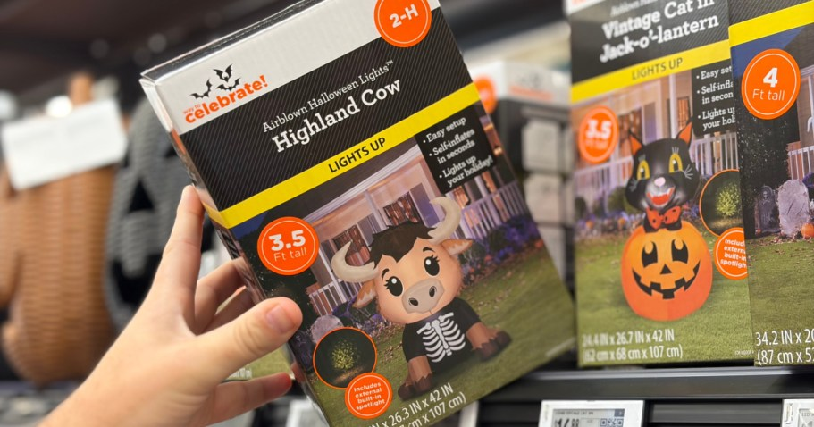 Walmart Way to Celebrate 4-Foot Halloween Inflatables Just $16.88
