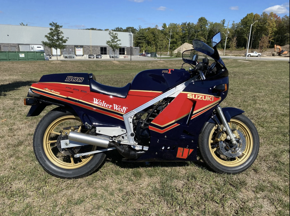 This Rare 1986 Suzuki RG500 Gamma Walter Wolf Is Today's BaT Auction Pick