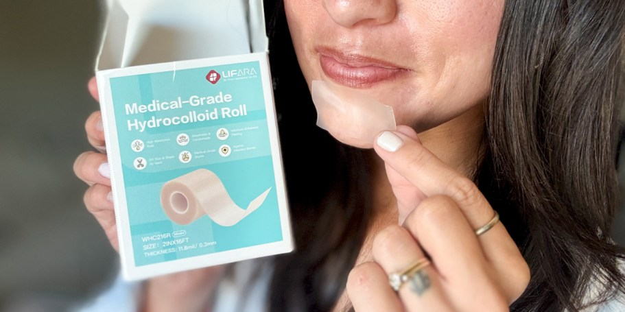 Make DIY Pimple Patches w/ This Hydrocolloid Roll for $4.72 Shipped!