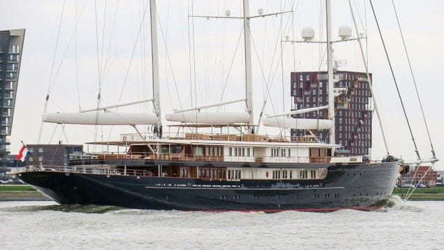 Jeff Bezos' Superyacht Is So Massive It Had To Be Docked Next To Oil Tankers In Florida