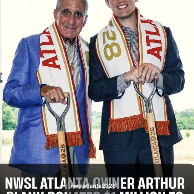 Thanks to football club owner ARTHUR BLANK and his 1 million donation to Trevor Project make his a real PRIDE Celebration