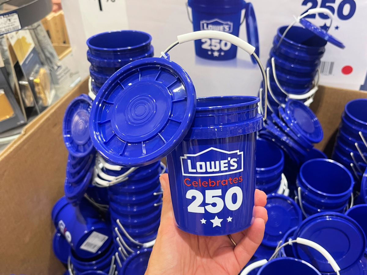 Lowe’s Patriotic Mini Buckets Only $1.98 (Perfect for July 4th Parties)