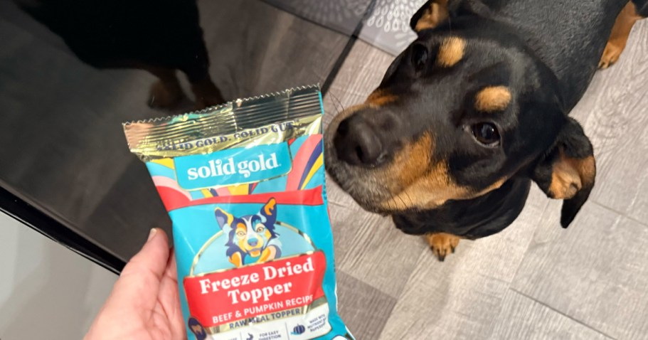Solid Gold Dog Food Topper ONLY $2.99 on Amazon