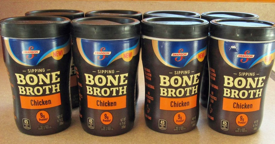 Swanson Sipping Bone Broth 16-Count Just $12.46 Shipped on Amazon (Only 78¢ Each)