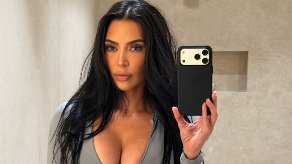 Kim Kardashian’s Risky Crop Top Leaves Her Back Fully Exposed