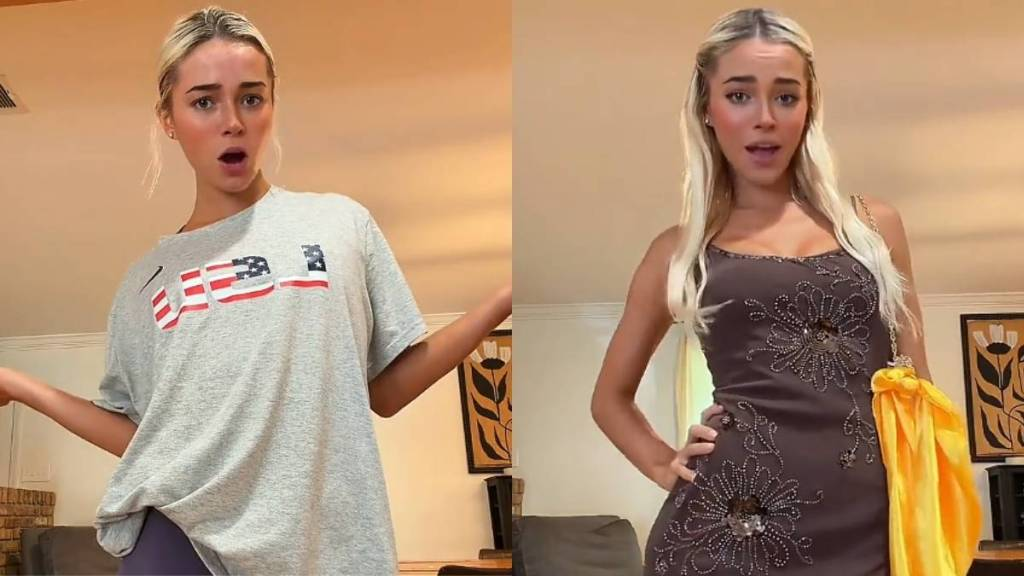 Livvy Dunne Ditches Tiny Shorts for a Micro Minidress That Rides High