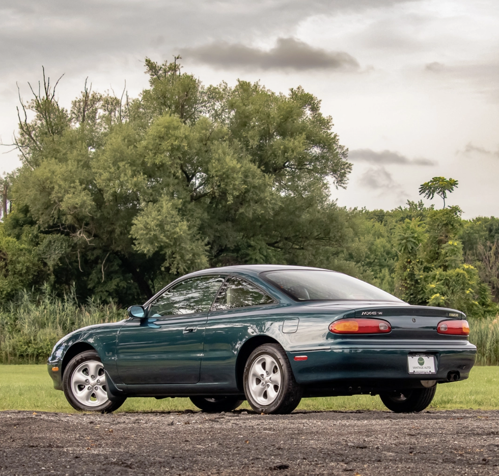 1993 Mazda MX-6 with Ultra-Low Miles on Bring a Trailer