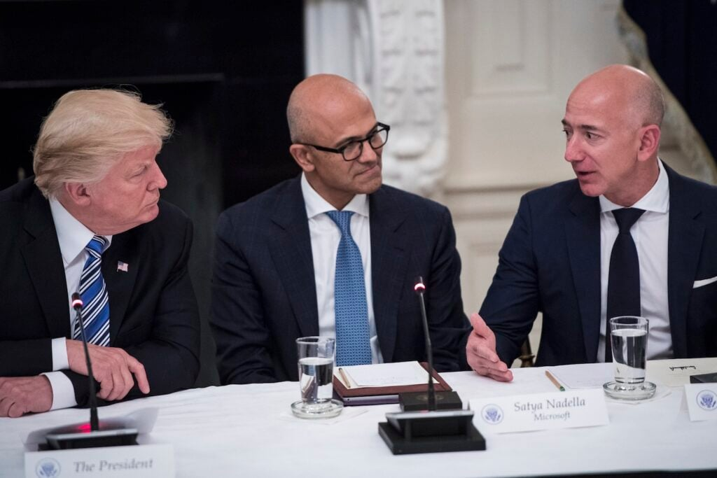 Jeff Bezos’ Blue Origin Runs on Sycophancy to Trump