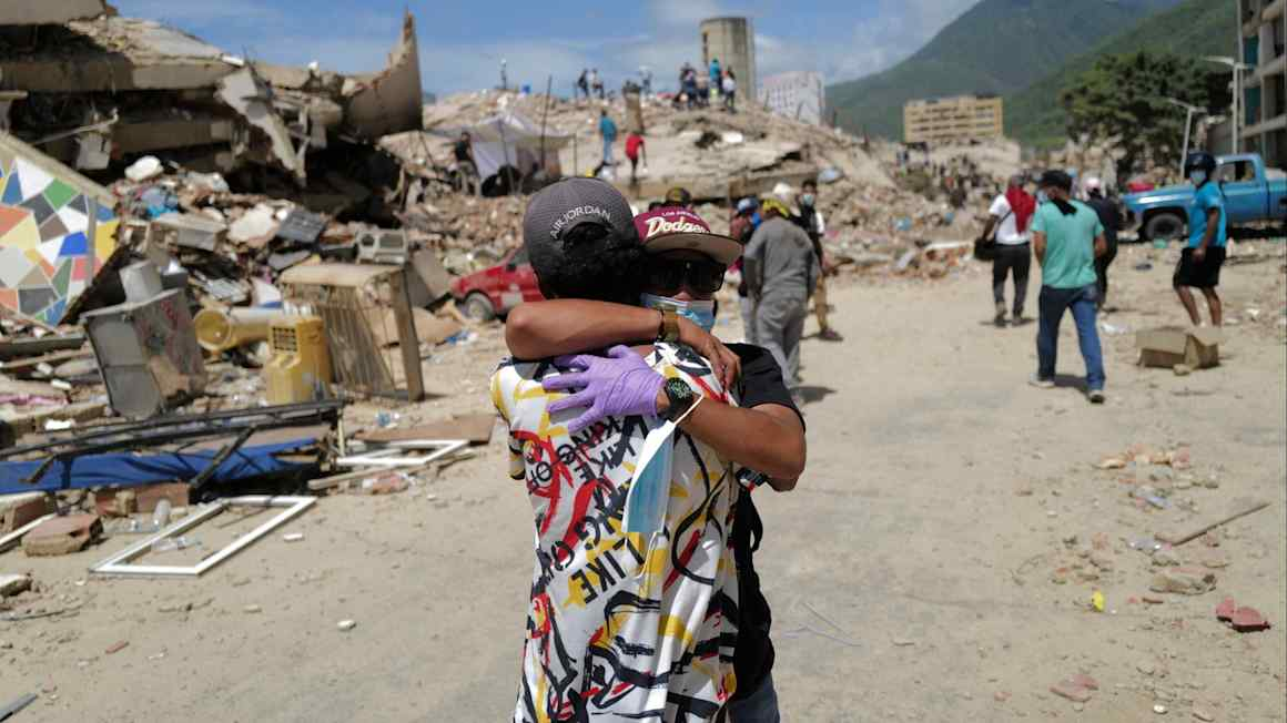 Venezuela earthquake death toll climbs amid anger over slow response