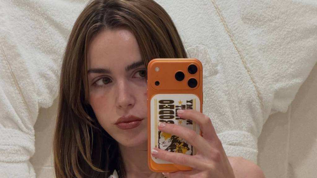 Kiernan Shipka’s Tiny Pucci Top Hangs on for Dear Life by One Strap