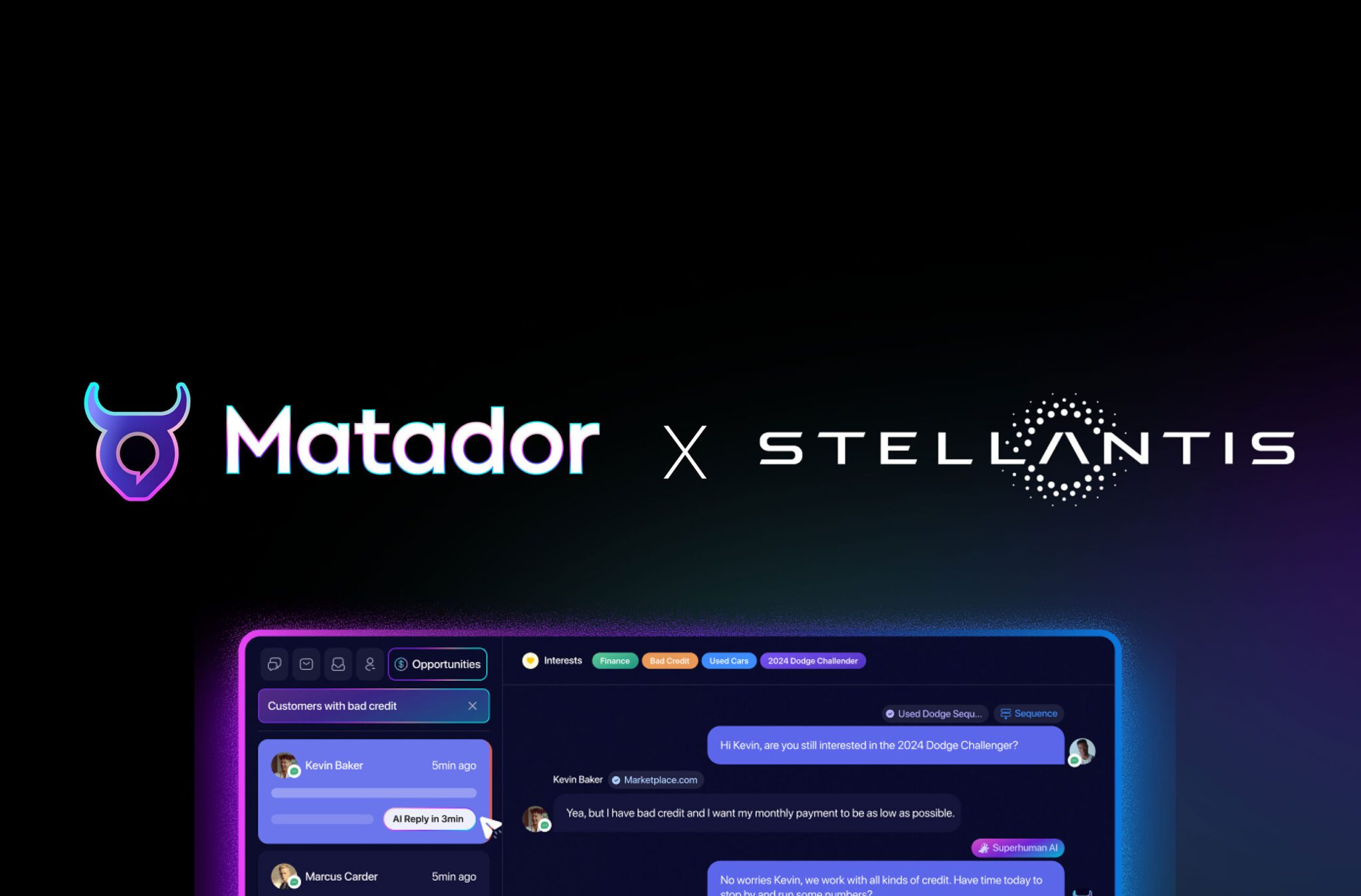 Matador AI wins 100% co-op eligibility from Stellantis