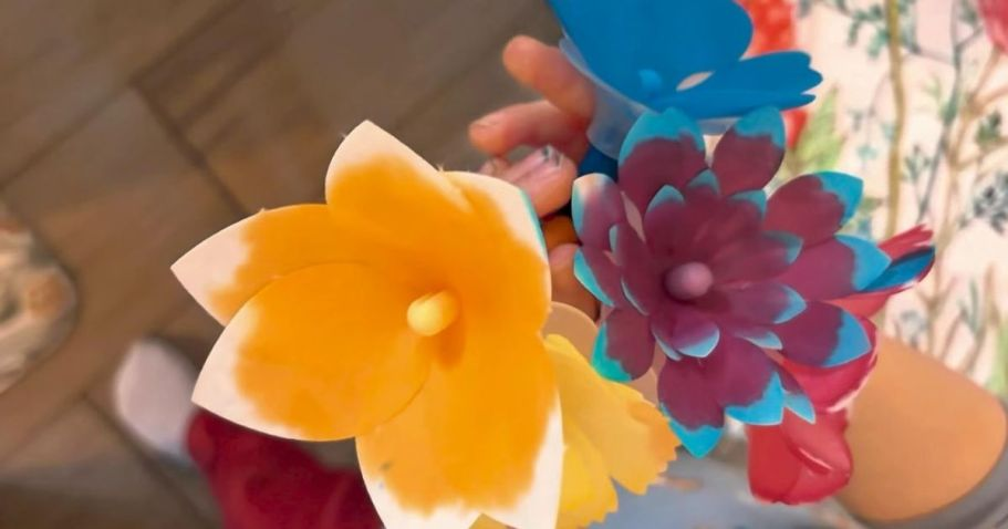 DIY Paper Flower Craft Kit Only $11 Shipped for Amazon Prime Members