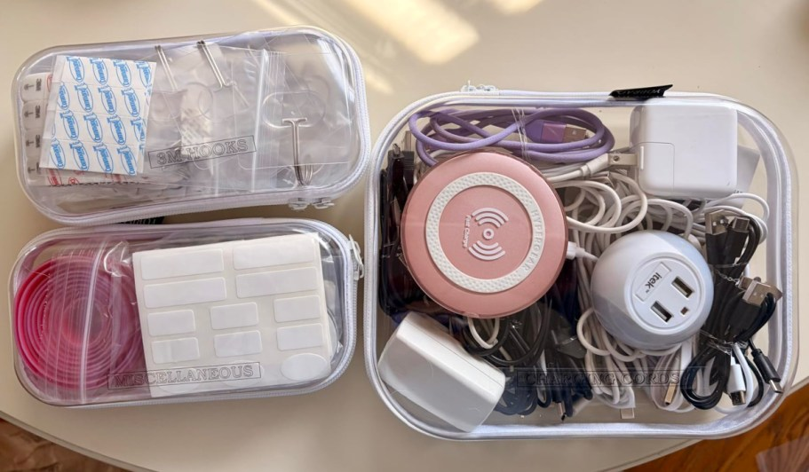 Clear Hard Shell Zipper Case 3-Pack Only $12 Shipped for Amazon Prime Members
