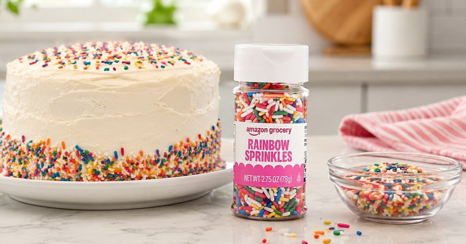 Amazon Grocery Rainbow Sprinkles Only 94¢ Shipped