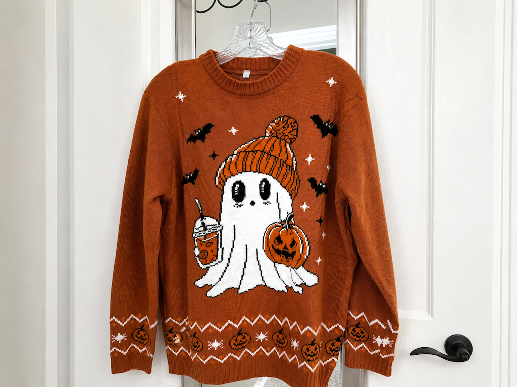 Last Chance to Score $35 Off This Cute Halloween Sweater on Amazon!