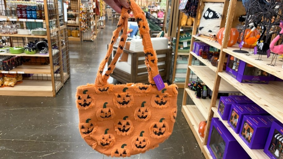 NEW World Market Halloween Finds + The Cutest Pumpkin Tote!
